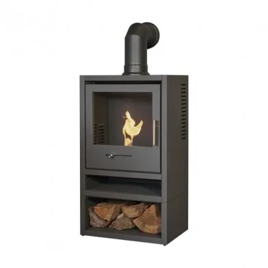 Bio 1 Stove with Log Store